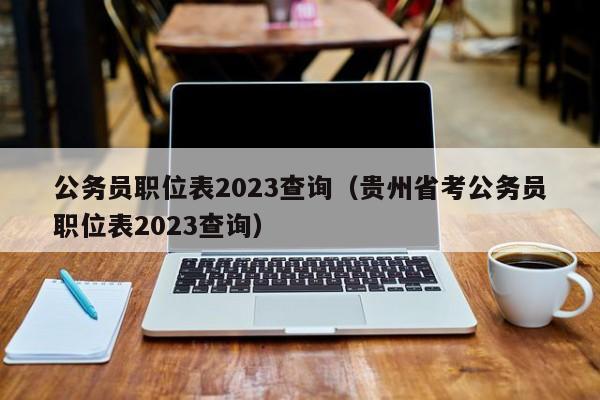 公务员职位表2023查询（贵州省考公务员职位表2023查询）